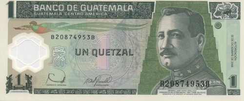 Guatemala 1 Quetzal 20120 2006